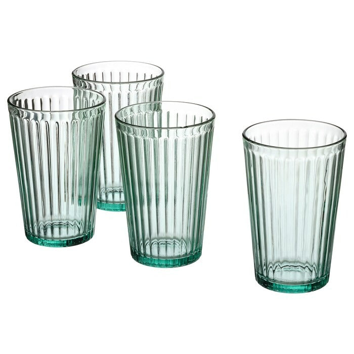 VARDAGEN Glass, light turquoise, 43 cl, 80567598
