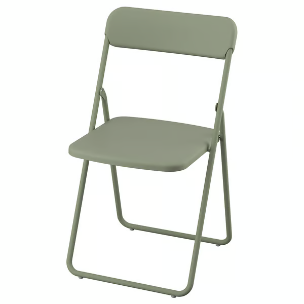 VIHALS Folding chair, green, 80592753