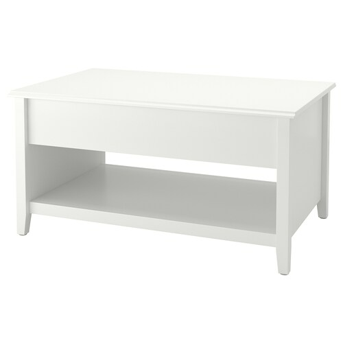 VITTERYD Adjustable coffee table, white, 97 cm, 50534104