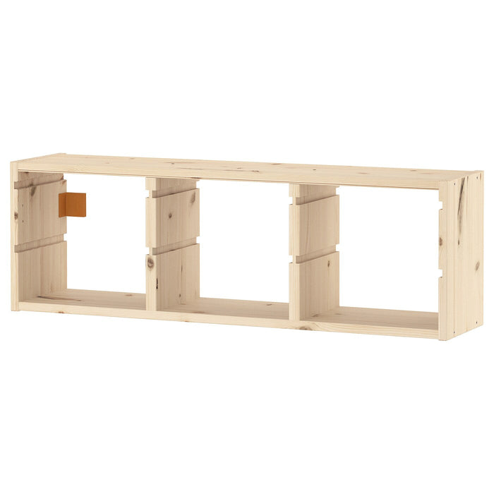 TROFAST Wall storage, light white stained pine 93x30 cm, 00308702