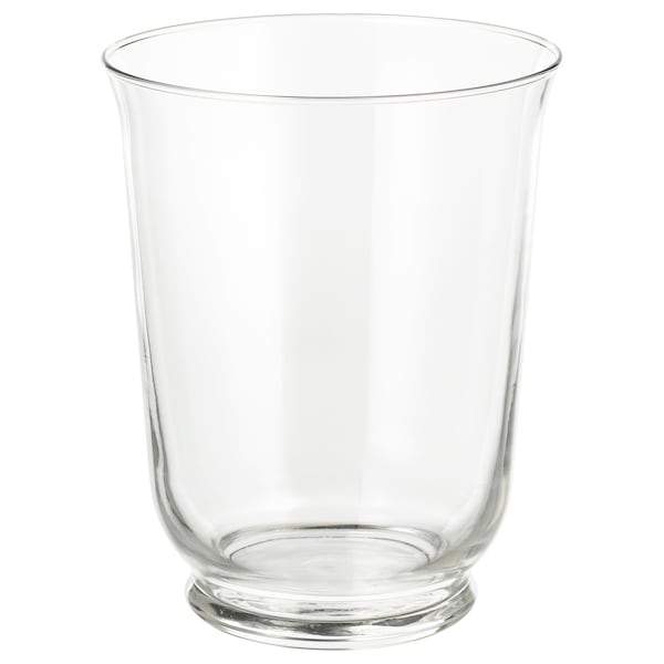POMP Vase/lantern, clear glass 18 cm, 00326536