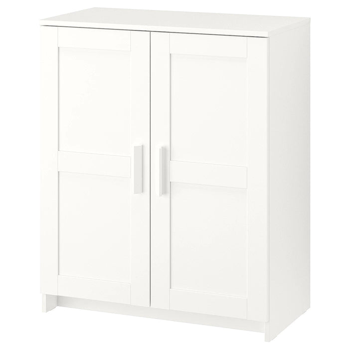 BRIMNES cabinet with doors, white, 78x95 cm, 00351861