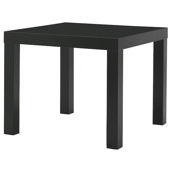 LACK Side table, black 55x55 cm, 00352988