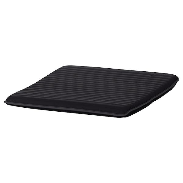 POANG Footstool cushion, Knisa black 55x59 cm, 00395153