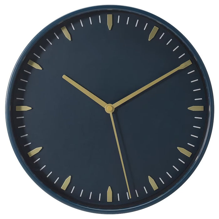 SKARIG wall clock, blue, 26 cm, 80540858