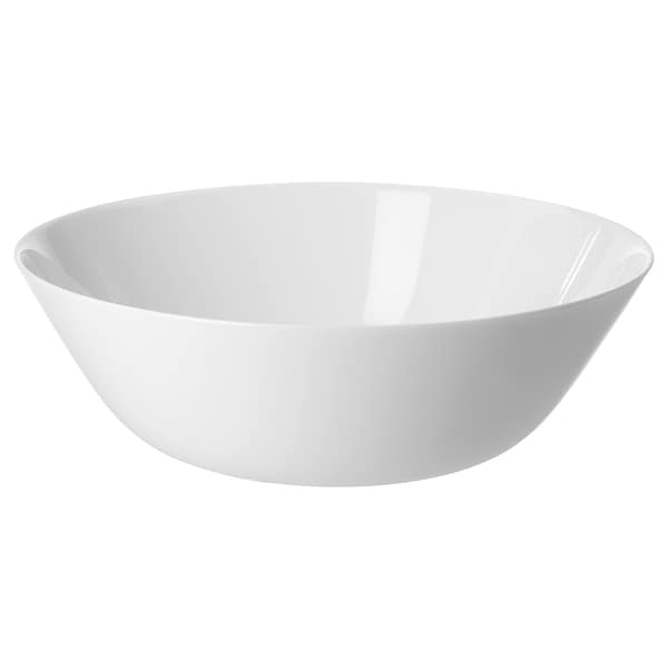 OFTAST serving bowl, white, 23 cm, 00439393