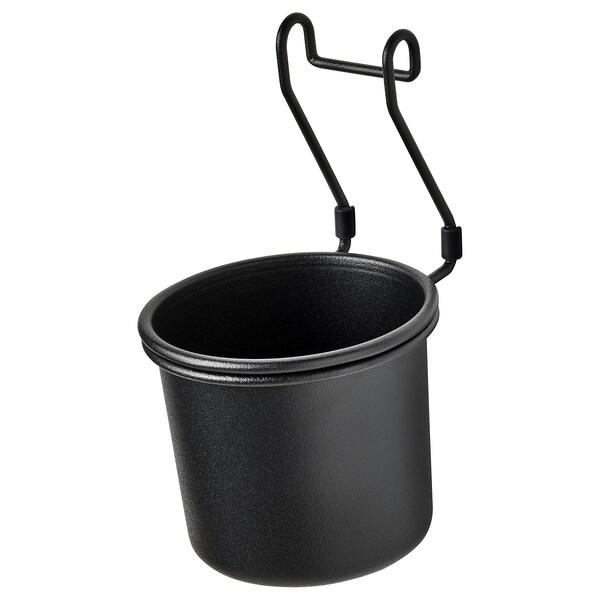 HULTARP Container, black 14x16 cm, 00444455