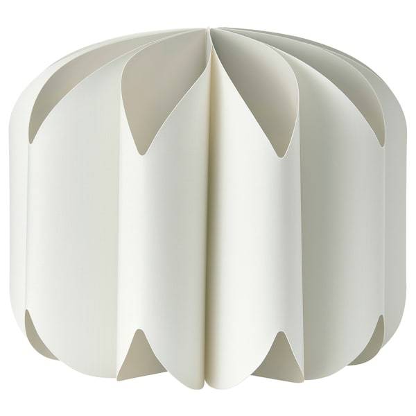 MOJNA Pendant lamp shade, textile/white 47 cm, 00451865