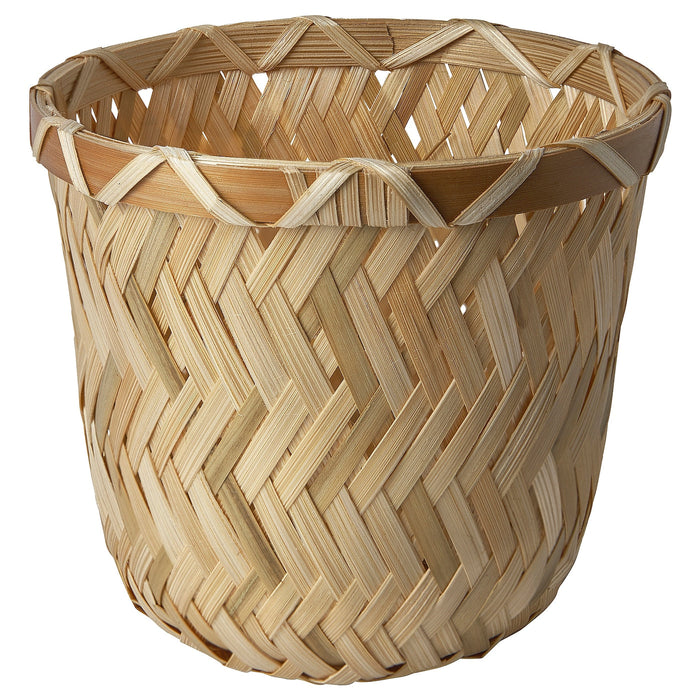 KLYNNON Plant pot, handmade bamboo, 9 cm, 00523240
