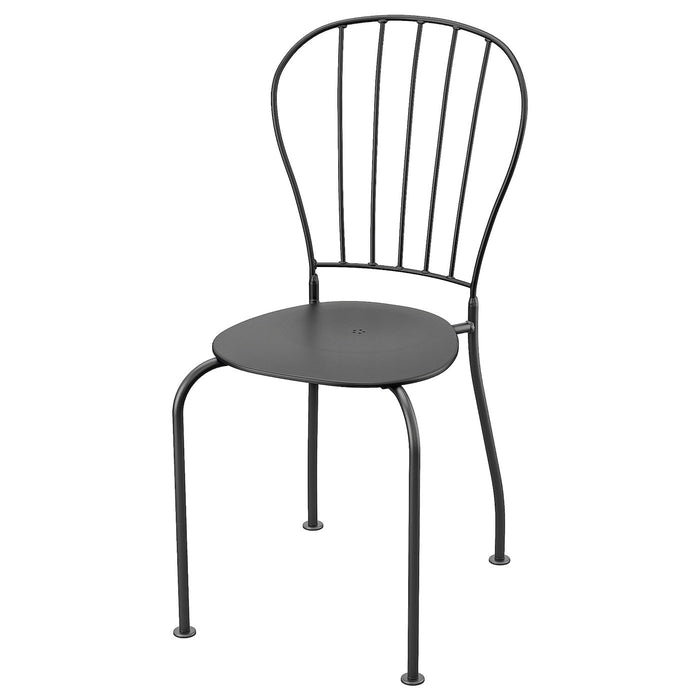 LACKO Chair, outdoor, grey, 10165774