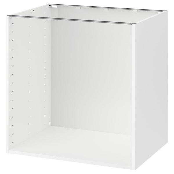 METOD Base cabinet frame, white, 80x60x80 cm, 10270893