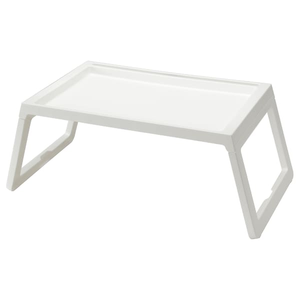 KLIPSK bed tray, white, 10289086