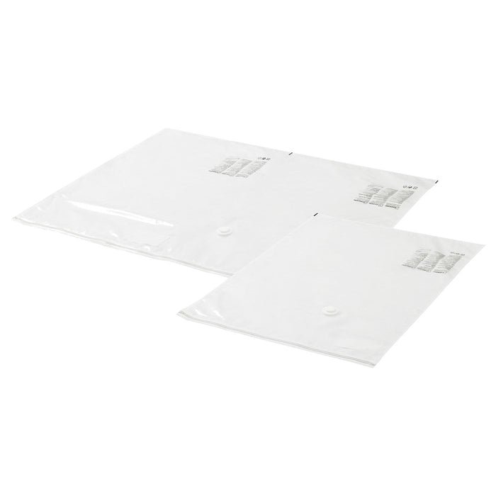 SPANTAD Vacuum-sealed bag, set of 2, light grey, 10427568