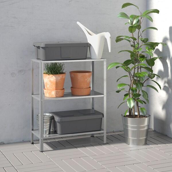 HYLLIS shelving unit, in/outdoor, 60x27x74 cm, 10428327