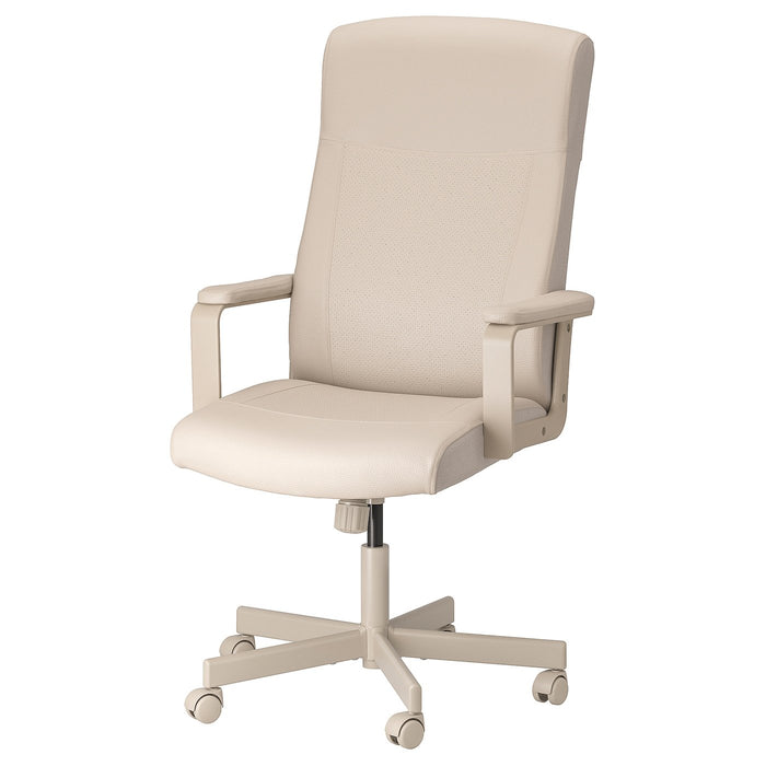 MILLBERGET Swivel chair, Murum beige, 10489392