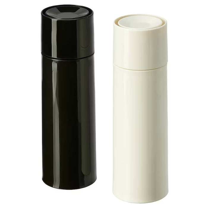 BARNASINNE spice mill, black/white, 14 cm, 10523720