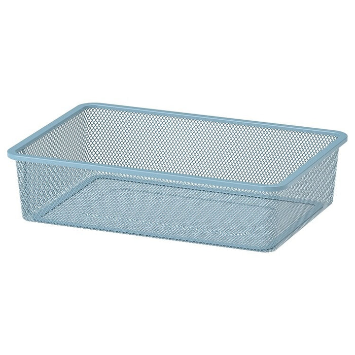 TROFAST mesh storage box, grey-blue, 42x30x10 cm, 10530075