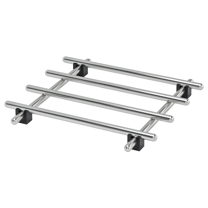 LAMPLIG Pot stand, stainless steel, 18x18 cm, 20186040