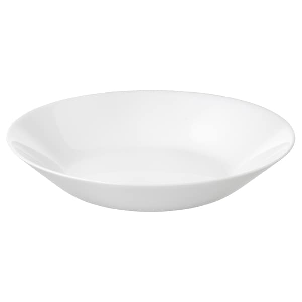 OFTAST Deep plate, white 20 cm, 20318941