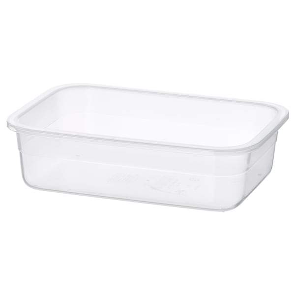 IKEA 365+ Food container, rectangular/plastic 1.0 l, 20359149