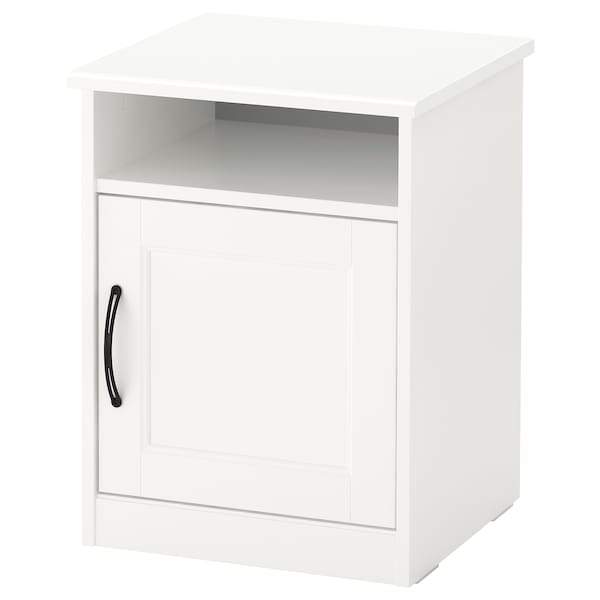 SONGESAND Bedside table, white 42x40 cm, 20367446