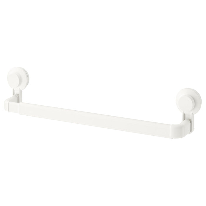 TISKEN Towel rack with suction cup, white, 20381287