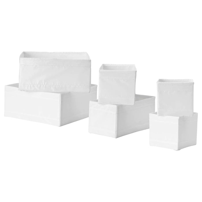 SKUBB box, set of 6, white, 20428553