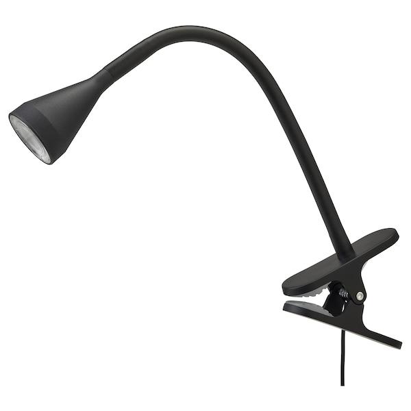 NAVLINGE LED clamp spotlight, black, 20449881