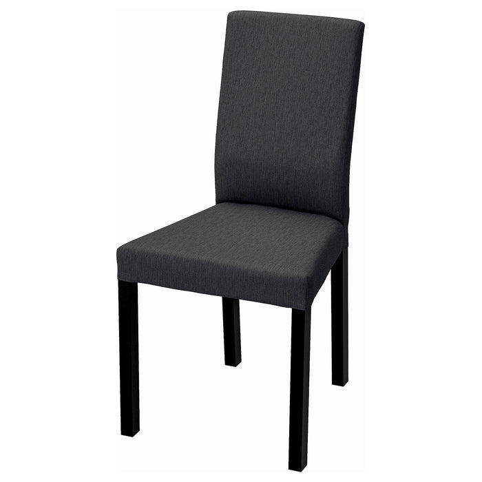 KATTIL Chair, black/Knisa dark grey, 20500346
