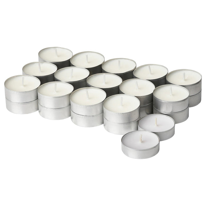 ADLAD Scented tealight, Scandinavian Woods/white, 3.5 hr, 20502171
