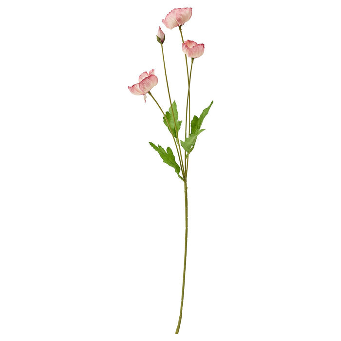 SMYCKA Artificial flower, in/outdoor/Poppy orange-pink, 60 cm, 20508390