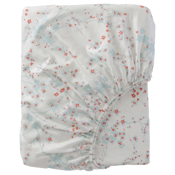 ASKLONN Fitted sheet 120x200 cm, 20510595