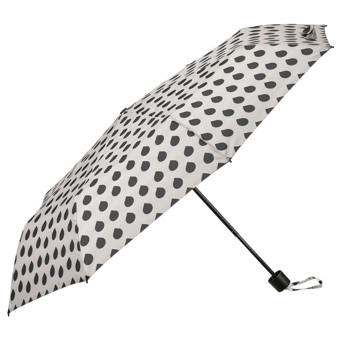 KNALLA Umbrella, beige/black drop, 20534285
