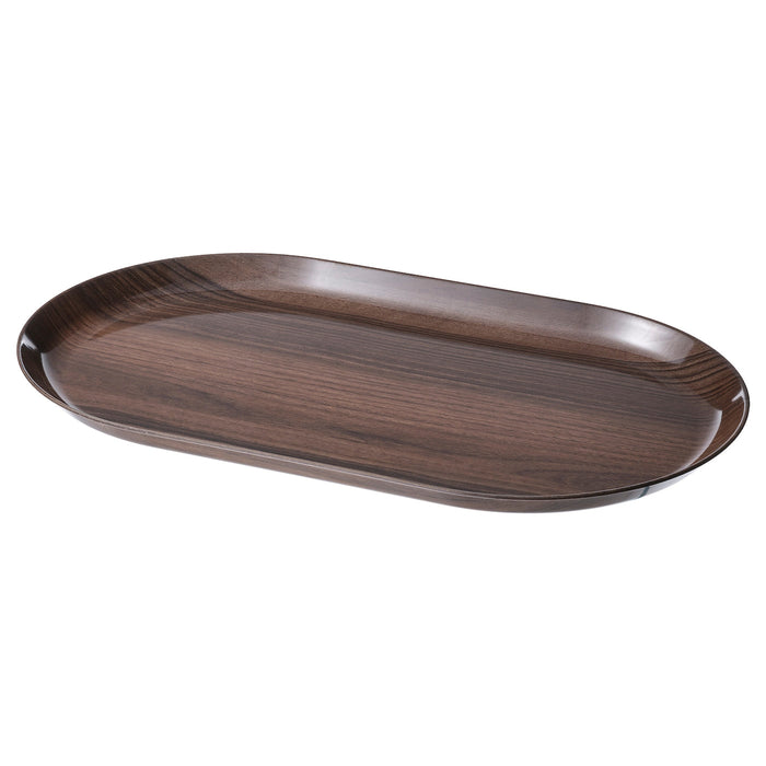 KROSAMOS Tray, walnut effect, 30x50 cm, 20537986