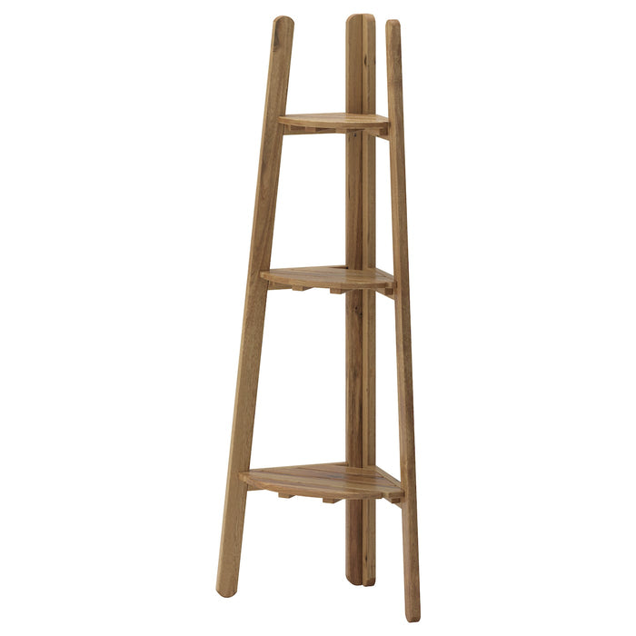 ASKHOLMEN Plant stand, light brown stained, 30258668