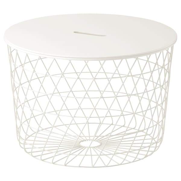KVISTBRO Storage table, white 61 cm, 30322240