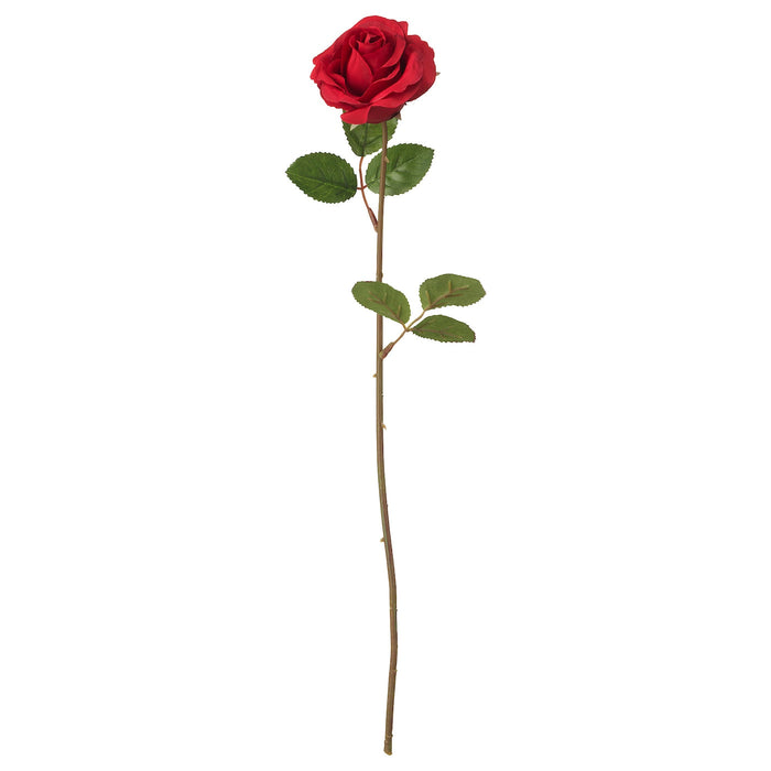 SMYCKA Artificial flower, Rose/red, 52 cm, 30333597