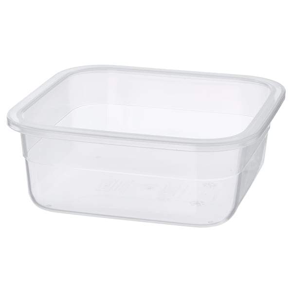 IKEA 365+ Food container, square/plastic 750 ml, 30359177