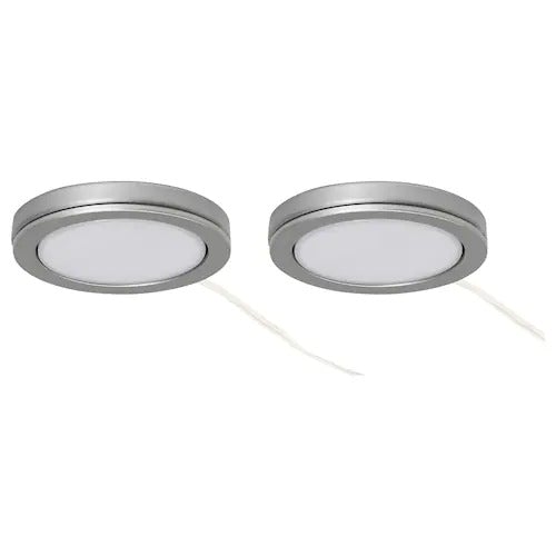 VAXMYRA LED spotlight, aluminium-colour, 6.8 cm, 30421886
