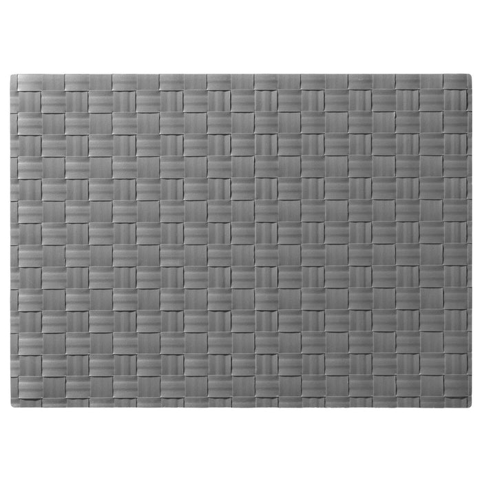 ORDENTLIG Place mat, grey, 46x33 cm, 30447103