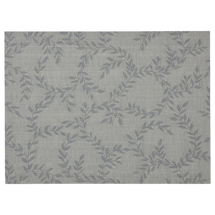 SNOBBIG Place mat, patterned/grey, 45x33 cm, 30463598