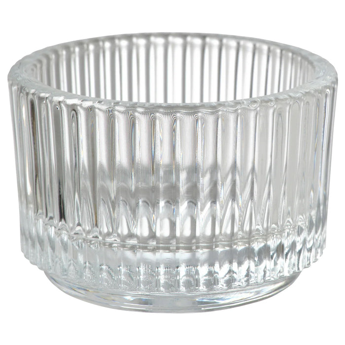 FINSMAK Tealight holder, clear glass, 3.5 cm, 30470985