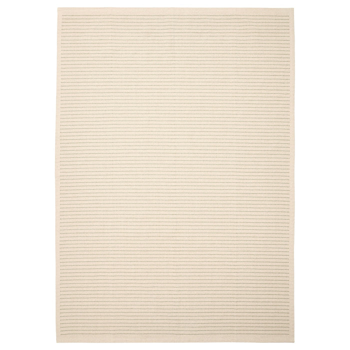 STARREKLINTE Rug, flatwoven, natural/light green, 120x180 cm, 30507899