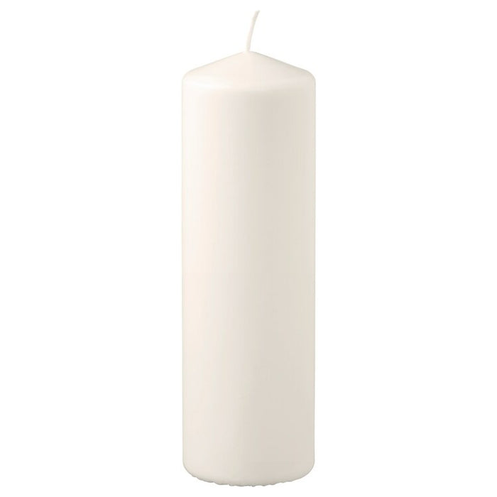 FENOMEN Unscented pillar candle, natural, 23 cm, 30528420