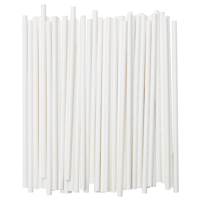 FORNYANDE Drinking straw, paper/white, 40442968
