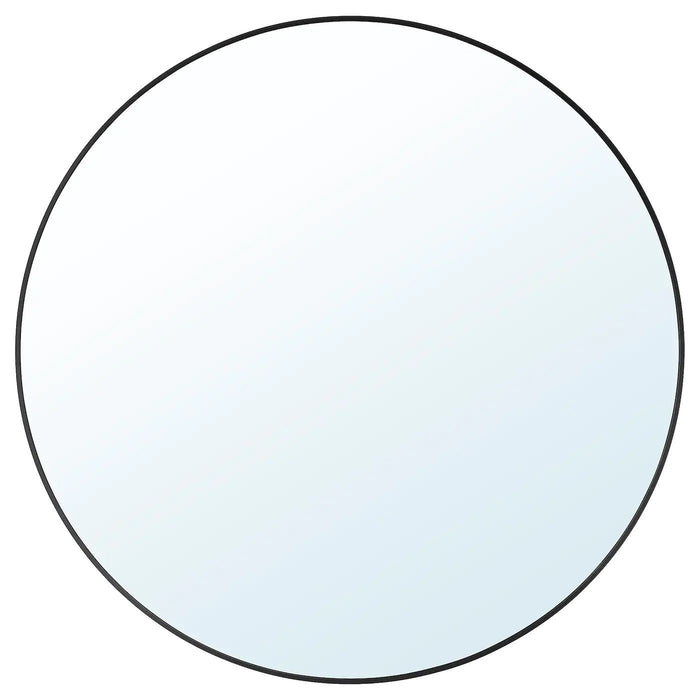LINDBYN Mirror, black, 80 cm, 40458619