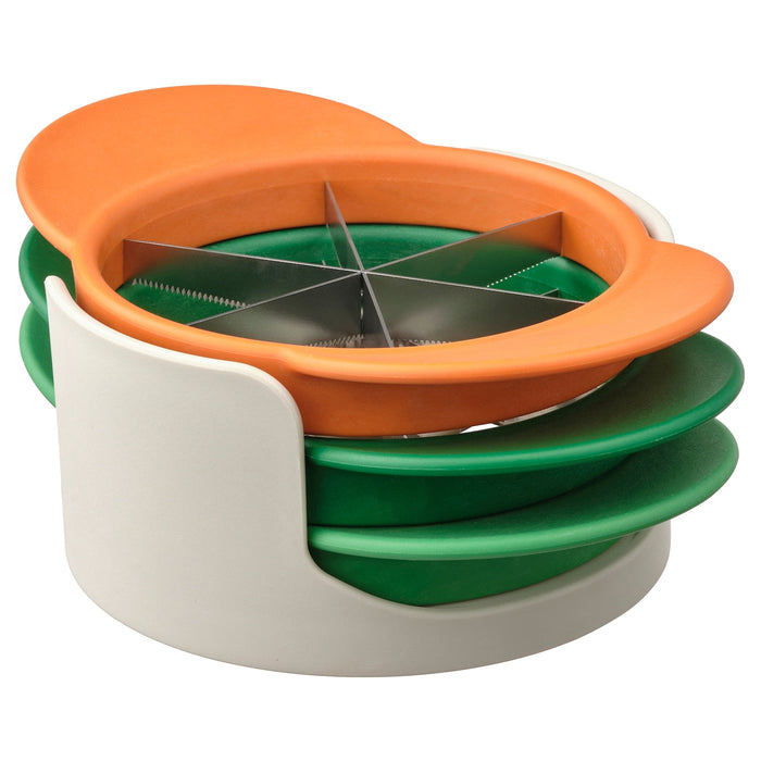 UPPFYLLD Fruit cutter, set of 4, mixed colours, 40529396