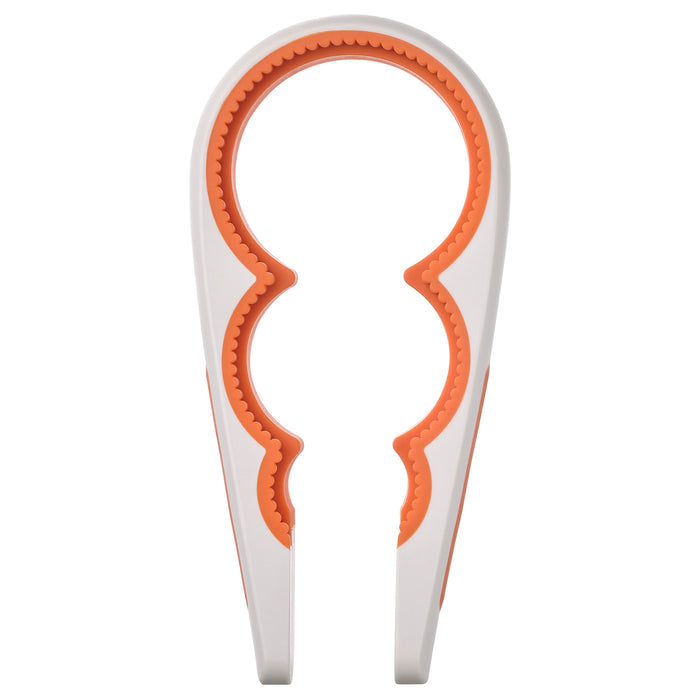 UPPFYLLD Jar opener, off-white/bright orange, 21 cm, 40529400