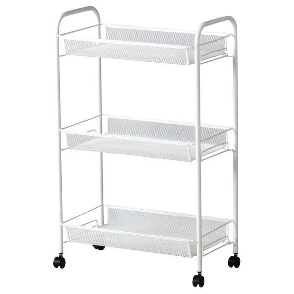 HORNAVAN Trolley, white 26x48x77 cm, 50243968