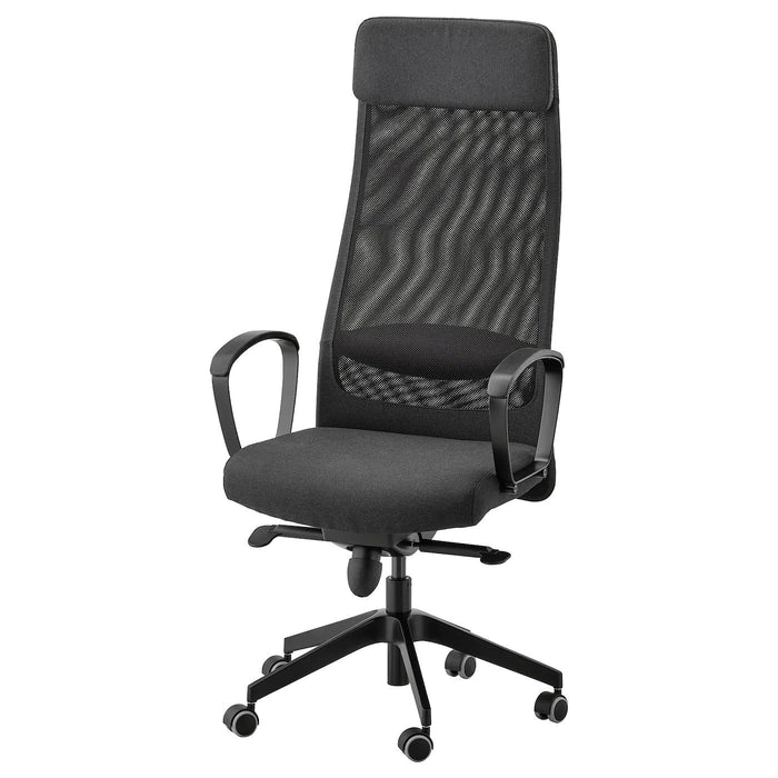 MARKUS Office chair, Vissle dark grey, 50261151